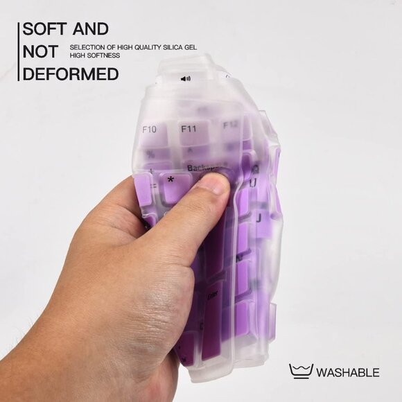 Keyboard Cover for Logitech MK270 MK295 Keyboard, Logitech MK295 MK270 MK260 MK2 - Picture 6 of 6